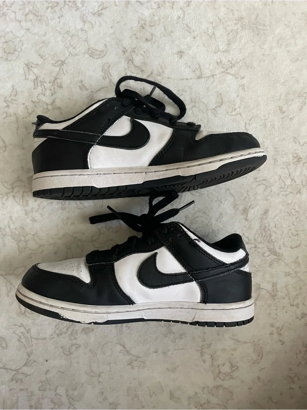Nike Dunk Low Sneaker in Black and White